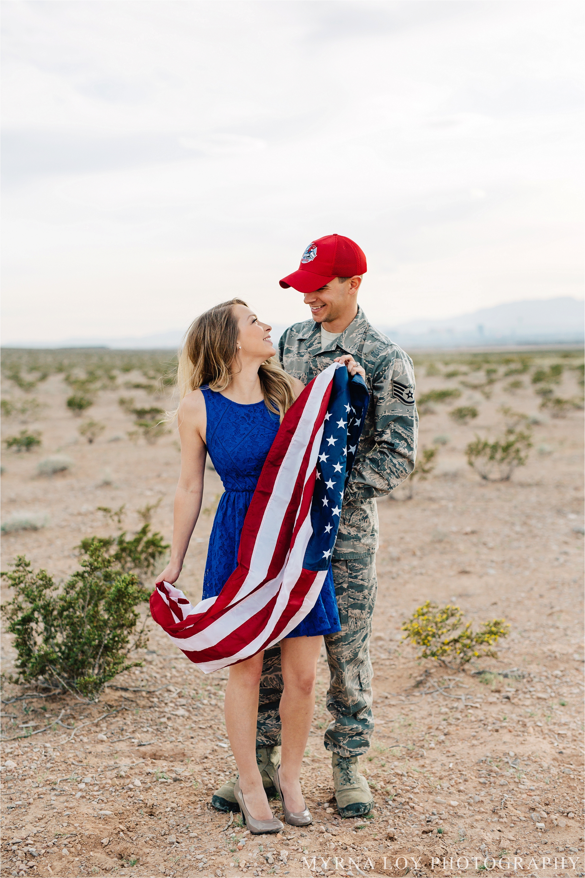 patriotic-american-flag-july-4th-las vegas-engagement-photographer-desert-portraits