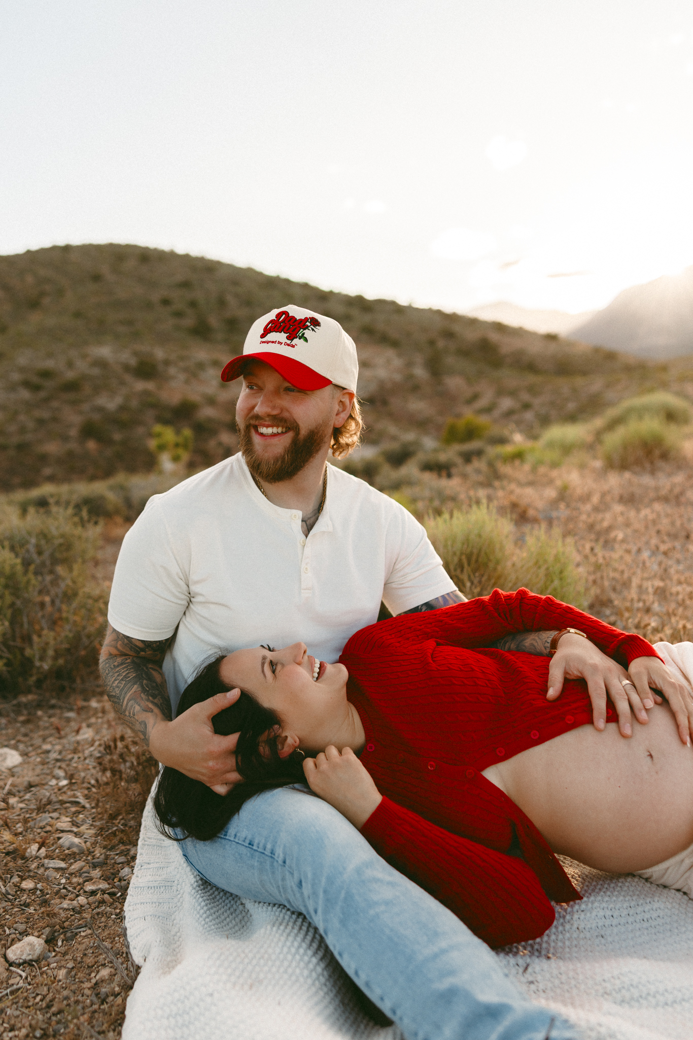 first time parents expecting baby maternity session Las Vegas