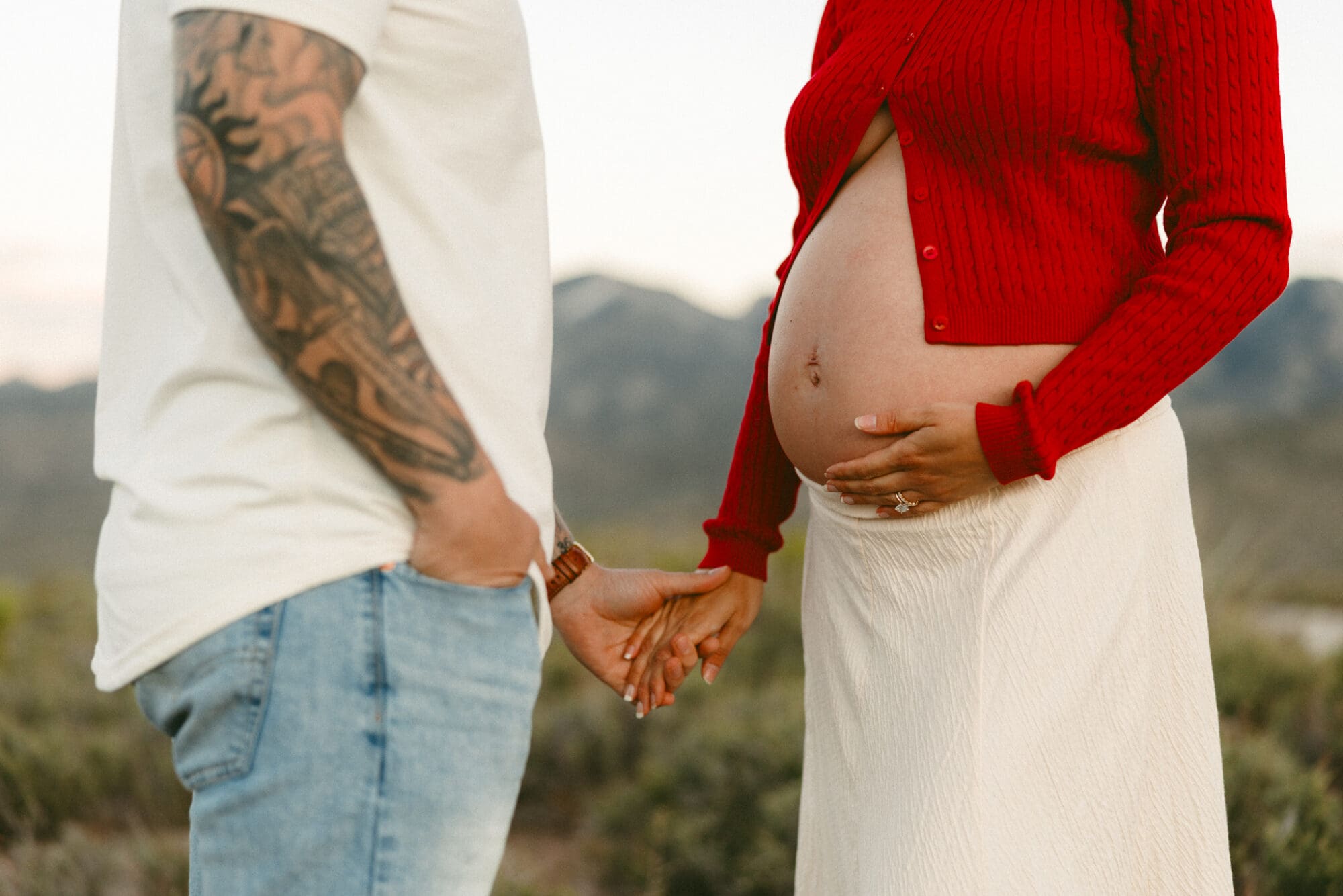 maternity photographer Las Vegas outdoor session